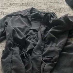 Cute grey zip up jacket